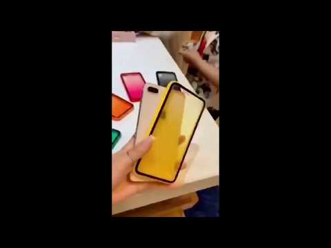 Colored Transparent Glass Cases (Z373, Z374, Z375, Z378, Z377 & Z376)