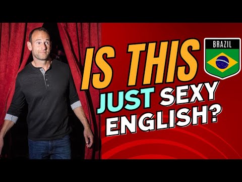Is Brazilian Portuguese just sexy English? 😀. One of my favorite older talkin to the audience clips