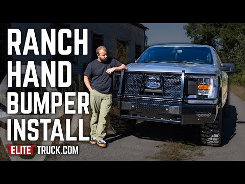 How to Install a Ranch Hand Front Bumper with Grille Guard on a 2022 Ford F-150 PowerBoost