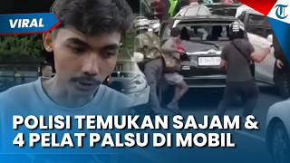 Hafiz Pengemudi Calya Ugal-ugalan Jadi Tersangka! Polisi Temukan Sajam dan 4 Pelat Palsu