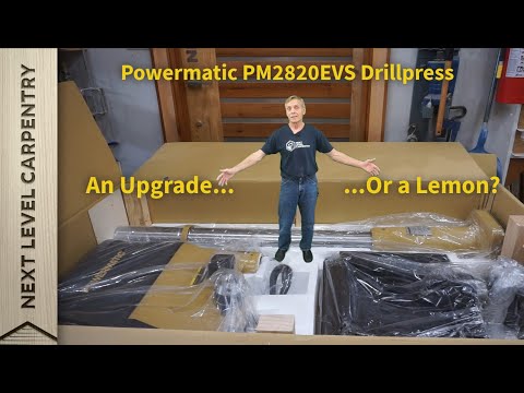 Powermatic PM2820EVS Drillpress Unboxing & Assembly