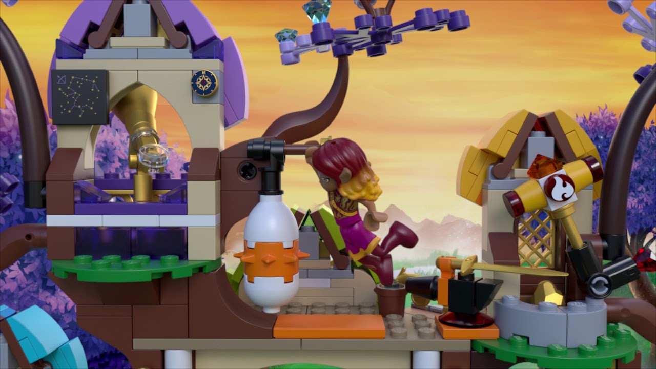 Lego конструктор Elves Нападение летучих мышей на Дерево эльфийских звёзд 41196