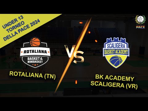 🏀U13 - Torneo della Pace (VR) 2024 - partita 1: Bk Academy (VR) vs. Rotaliana (TN)
