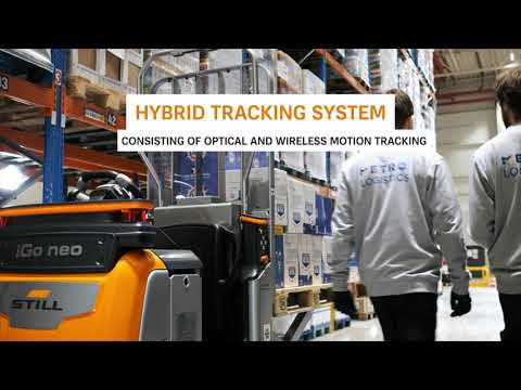 Autonomous low level order picker STILL OPX iGo neo - hybrid tracking system