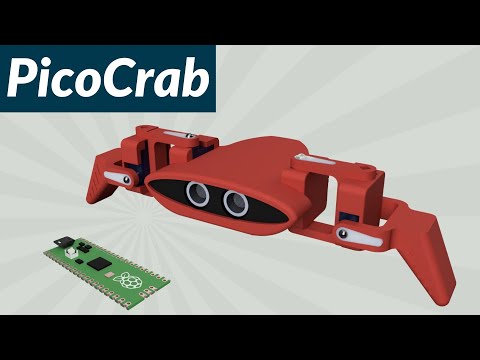 YouTube Thumbnail for PicoCrab, A Raspberry Pi Pico Powered Robot Crab