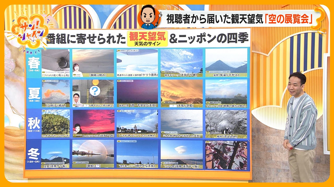 【感謝】観天望気～視聴者から頂いた写真や動画から見る天気のサイン｢１年間ありがとうございました｣【サン！シャインニュース】