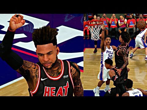 ALMOST JUMPED OVER MY OWN 7'0 TEAMMATE DUNKING ON THE SIXERS! - NBA 2K18 MyCAREER PLAYOFFS R2G3