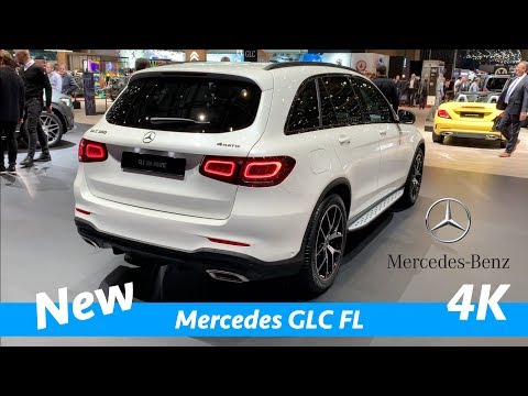 New Mercedes GLC FL AMG package 2019 - FIRST look in 4K - better than BMW X3!