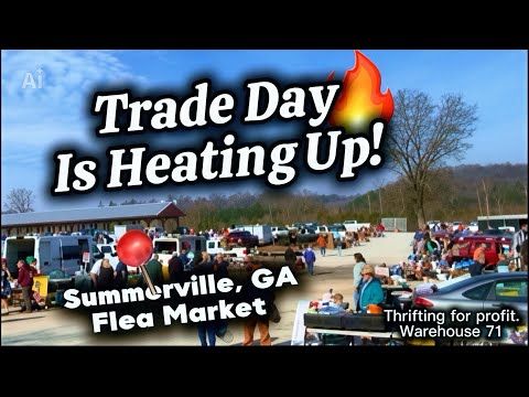 Trade Day Is Heating Up in Summerville, GA! Thrifting Finds & Profitable Picks!