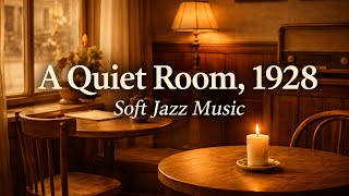 A Quiet Room, 1928 ☕ Soft 1920s Jazz Music for Relaxation, Reading & Sleep