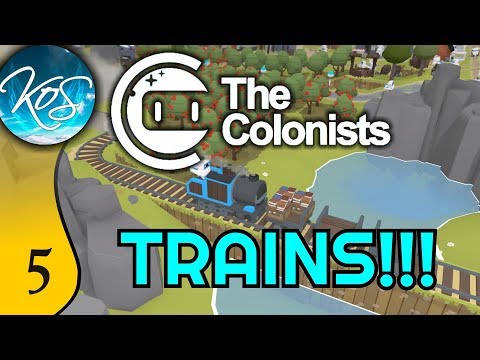 The Colonists Ep 5: COLONY REARRANGEMENT - Scenario 5: Trains! - Let's Play, Gameplay