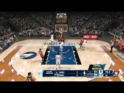 Crazy and 1 finish by Alexey Shved [NBA 2K14]
