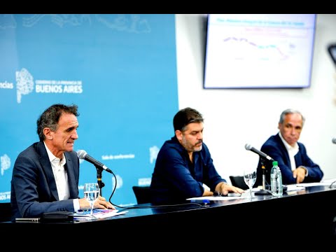 A pesar de la “asfixia” de Milei, Katopodis anunció una lista de obras “estratégicas” para 2026