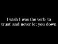 Pearl Jam - Wishlist Lyrics HD 
