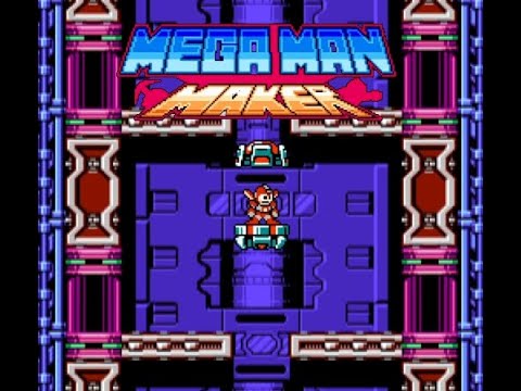 Mega Man Maker Version 1.10 - Teleporters Showcase 4 - Wily Castle Stage 4  - Boss Rush -  MM7