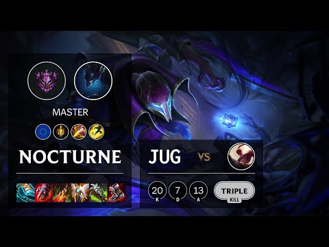 Nocturne Jungle vs Lee Sin - EUW Master Patch 11.11