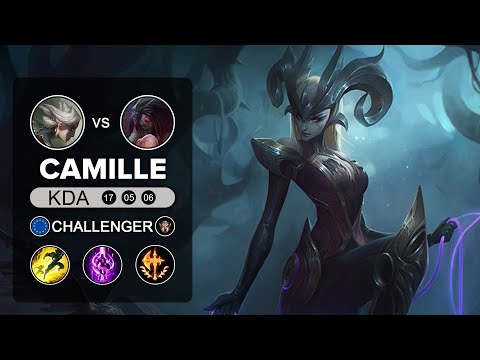 17. Camille vs Akali Top - EUW Challenger Patch 10.10