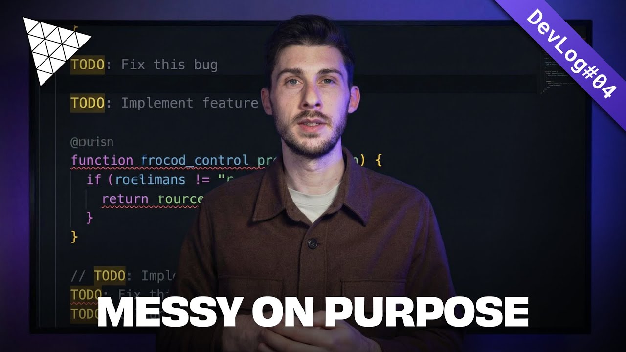 Why I Build Messy Code on Purpose