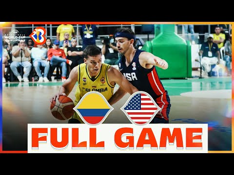 Colombia v USA | Basketball Full Game - #FIBAWC 2023 Qualifiers