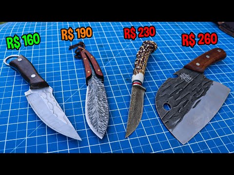 Testando as FACAS MAIS CARAS da CHINA