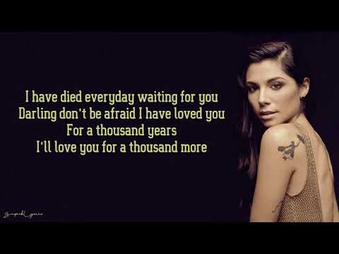 Christina Perri - A Thousand Years (Lyrics)