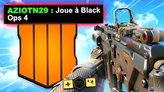 mes abonnés m'ont forcé à jouer à BLACK OPS 4 en 2021 ....