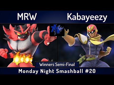 MNS # 20 | MRW (Incineroar) vs Kabayeezy (Captain Falcon) | Winners Semis | SSBU Ultimate Tournament