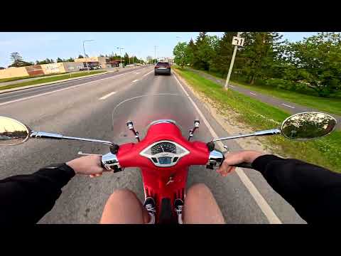 Piaggio Vespa Primavera 50cc 4-Stroke I-Get 2018 | 4K POV Test Drive