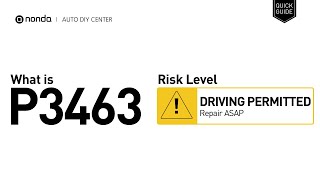 OBD Code p3463 Guide to Repair