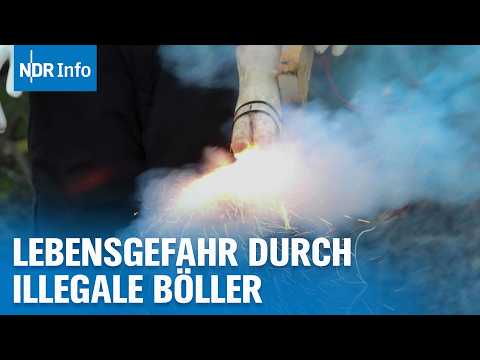 Feuerwehr-Test schockiert: Das passiert bei einem Polen-Böller | NDR Info