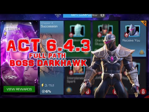 Marvel Contest of Champions: ACT 6.4.3 BOSS DARKHAWK (FULL PATH)