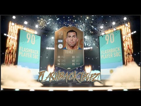 90 RATED FLASHBACK TEVEZ! INSANE CARD- FIFA19 ULTIMATE TEAM