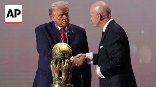 FIFA gives its new peace prize to Trump: 'World is a safer place now'