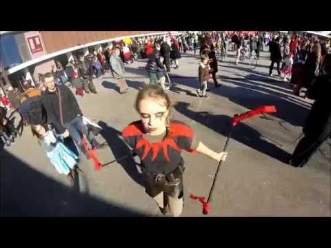 Jonglage - Astr'O Light à Rennes au Carnaval de Mardi Gras (17 Février 2015)