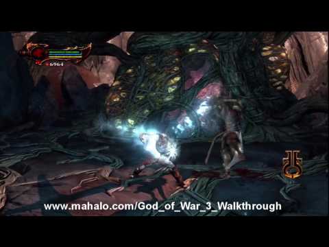 God of War III Walkthrough - Zeus Boss Fight Part 2 HD