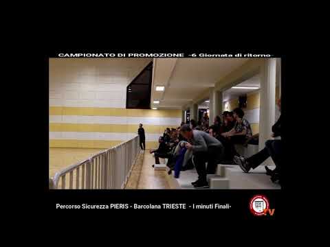 I minuti finali di Pieris Barcolana