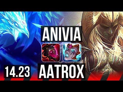 ANIVIA vs AATROX (TOP) | Rank 2 Anivia, 3/2/8 | KR Grandmaster | 14.23