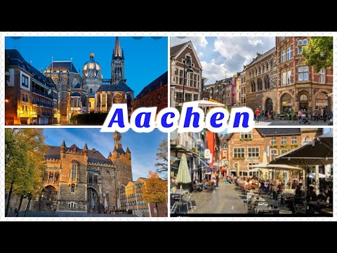 Ein Rundgang durch die schönen Straßen von Aachen, Deutschland جولة في  مدينة Aachen بالمانيا 👍❤️💯