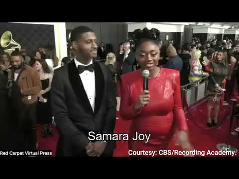 Let's Question??? #SamaraJoy LIVE on the Red Carpet at the #Grammys!