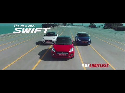 The New 2021 Swift I Limitless Thrill. Stunning Looks. #BeLimitless