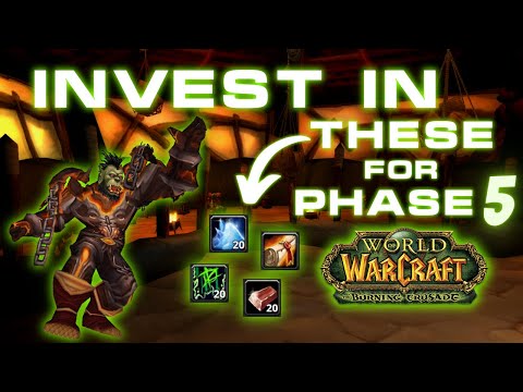 Start Investing now for Phase 5 // 4 things that will make you RICH in TBC Classic Endgame