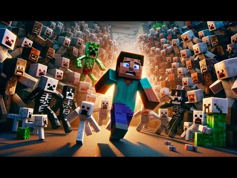 INSANE ASMR Minecraft Survival - MOB OVERLOAD