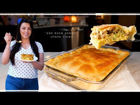How to make The Best puff pastry Breakfast Casserole recipe | Taste like toaster strudel