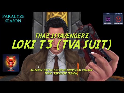 [New ABX] Loki T3 TVA Suit with CTP B.Energy || Universal Villain team 13 m (Paralyze Season)