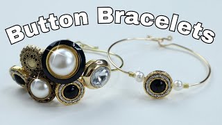 Beautiful Button Bracelets Tutorial