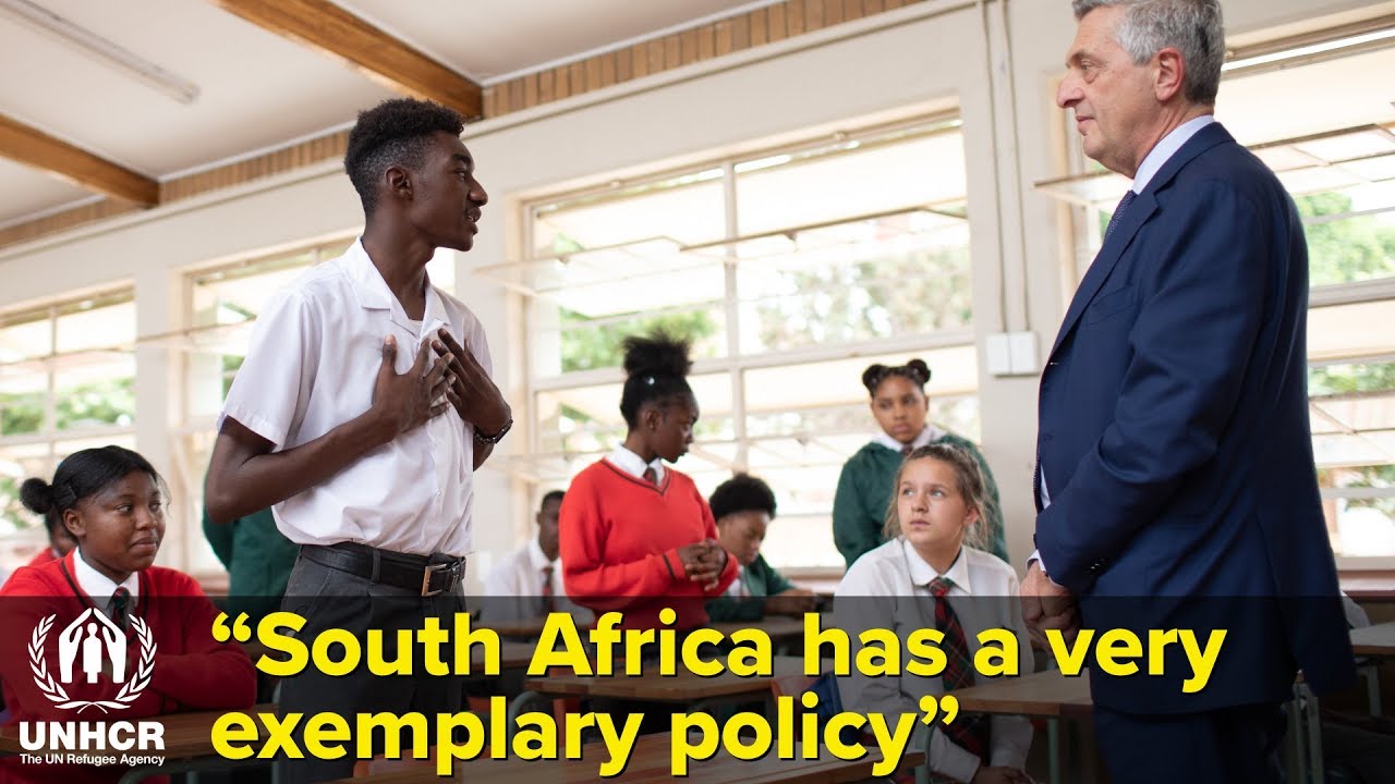 UN refugee chief visits South Africa to show support for government and refugees