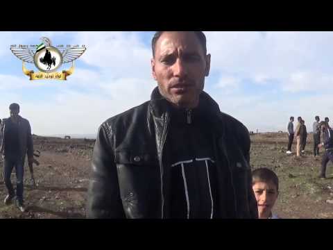 توجه عناصر لواء توحيد الأمة الى جبهة بلدة كفر شمس في ريف درعا