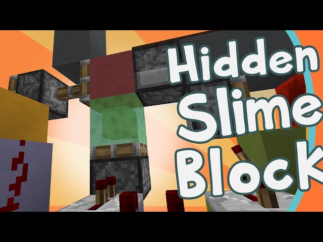 Hidden Slime Block Launcher How To Build Minecraft Map