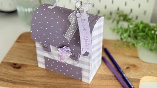 Schulranzen / Wanderrucksack aus Papier basteln • Einschulung