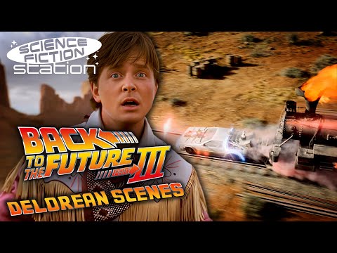 Back To The Future Part III (1990) DeLorean Scenes | Science Fiction Station